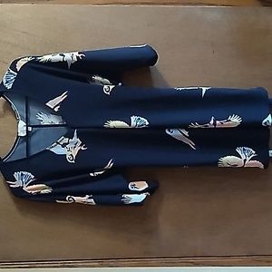 Deletta Blue & Birds Blouse